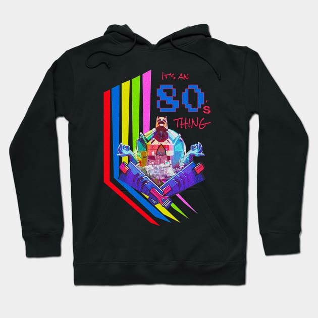 80s Transformation Hoodie by Ace13creations